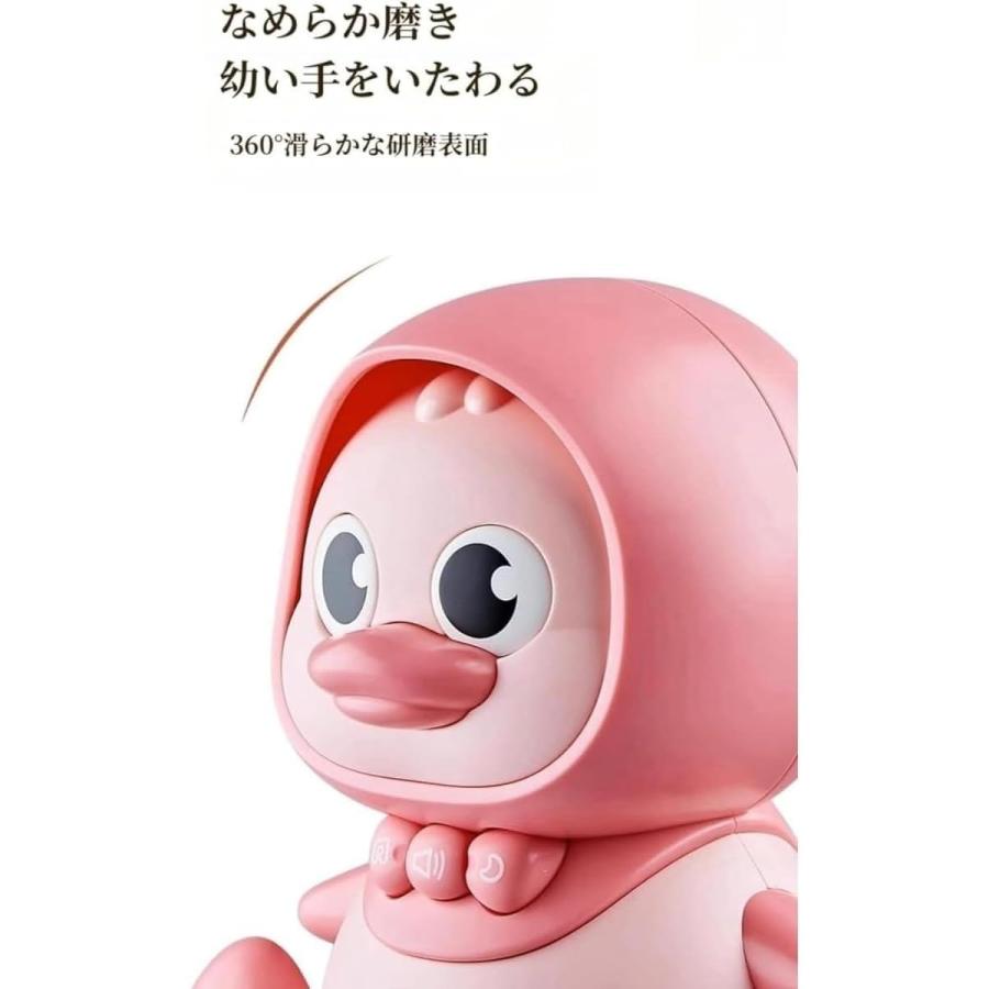 スイング幼児アヒル、歩くアヒルのおもちゃ、スイング、ハイハイ、電動
