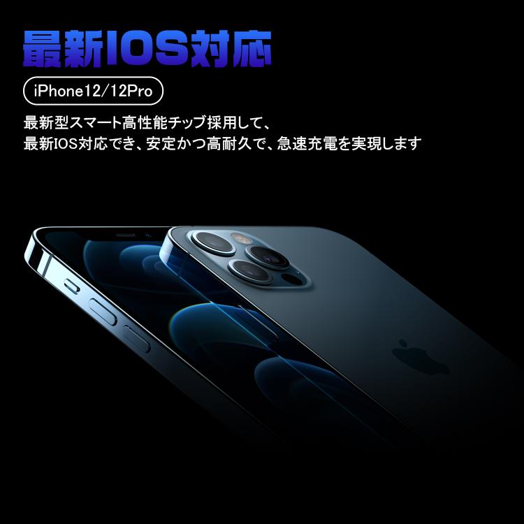 iphone 充電ケーブル 2m ライトニングケーブル アイフォン 充電器 断線しにくい iPhone 13 mini Pro Max iPhone 12 Pro Max iPhone 8 7 6 全機種 iPad｜xjazxin｜18