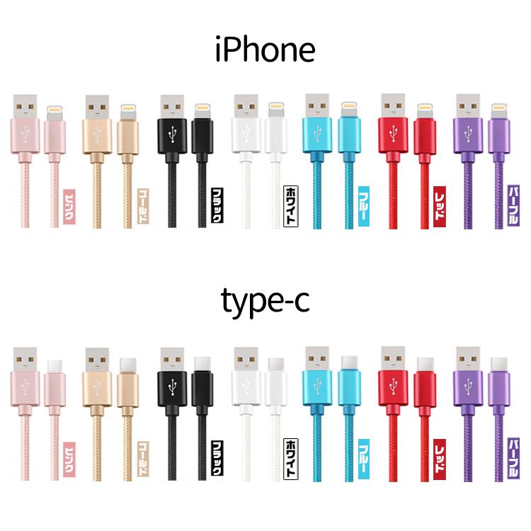 iphone 充電ケーブル 1m 2m 3m 2本セット タイプc ケーブル iphone 充電ケーブル 1m 2m 3m 2本セット タイプc ケーブル