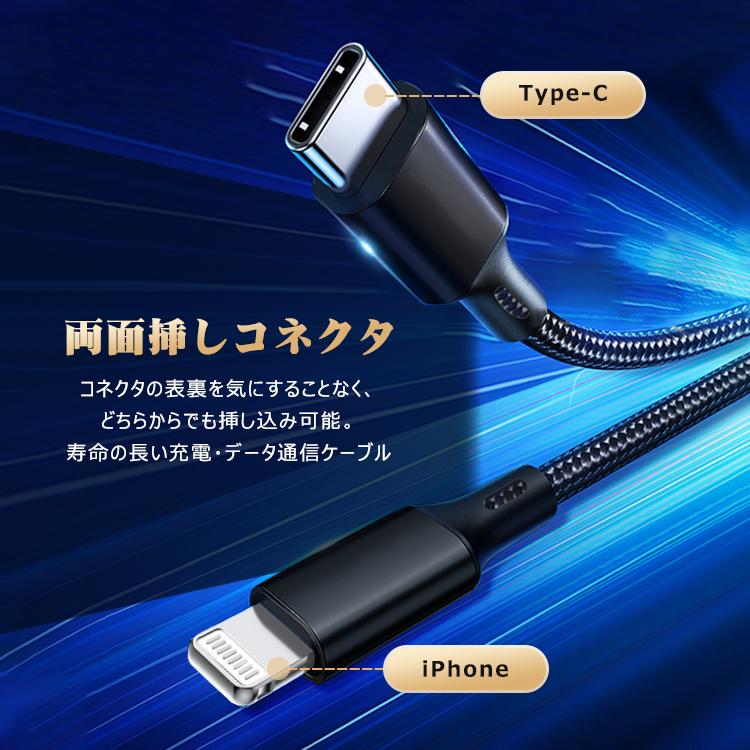 インプリング　ケーブル　Type-C インプリンク クリアLightning/Type-Cケーブル 1.0m CL