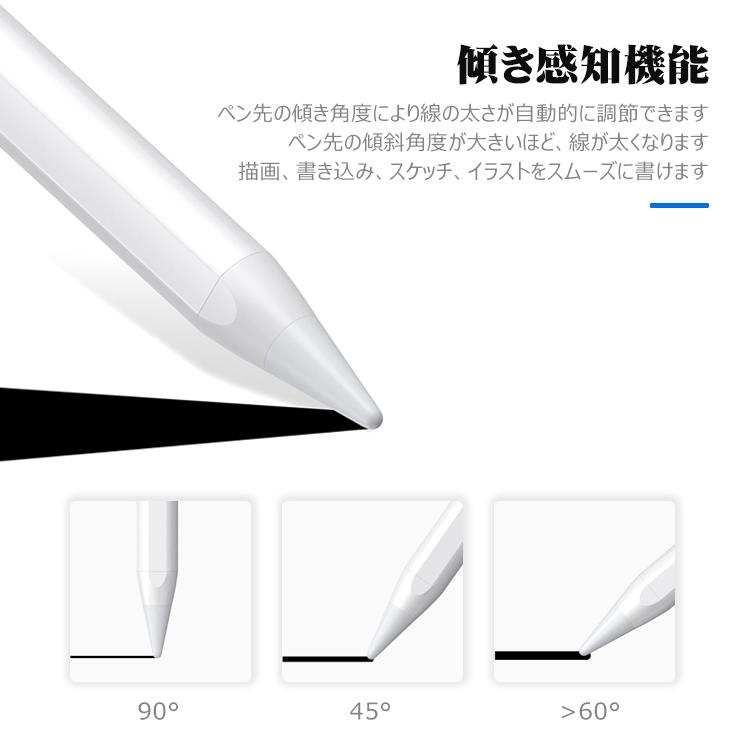 【容量90% iPad mini 第6世代】➕タッチペン iPad タッチペン ペンシル 極細 スタイラスペン mini7 Air5 Air4