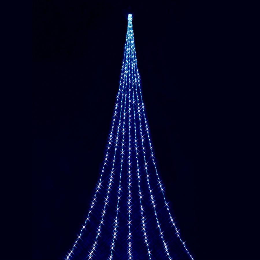 ドレープライト イルミネーション ホワイト 約5m ナイヤガラライト