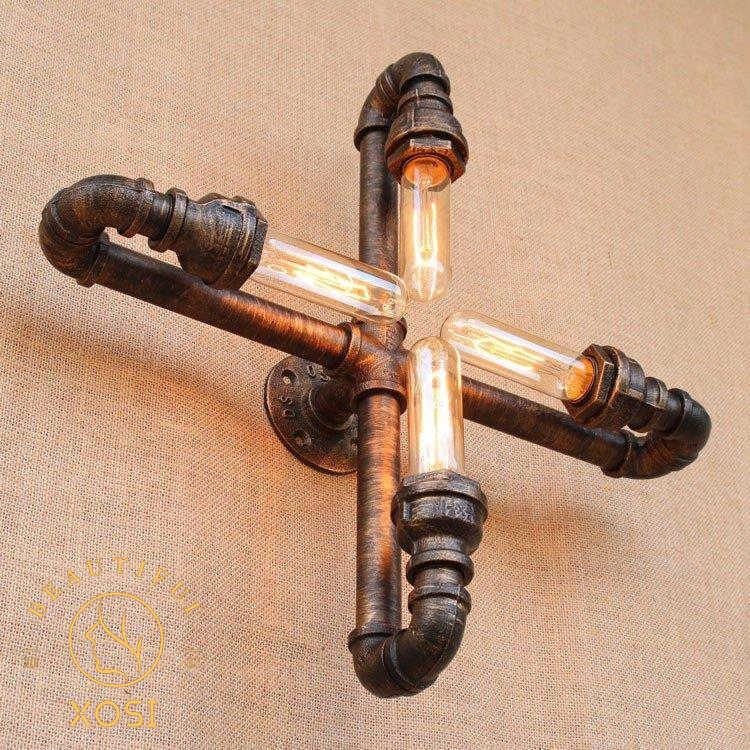 22年新作 インダストリアル レトロ照明 ブラケットライト 壁掛け照明 カフェ風 壁付けライト 室内照明 玄関灯 アンティーク風 ウォールライト ランプ 壁掛け照明 ブラケットライト 壁掛け灯 カラー ブラウン Www Oroagri Eu