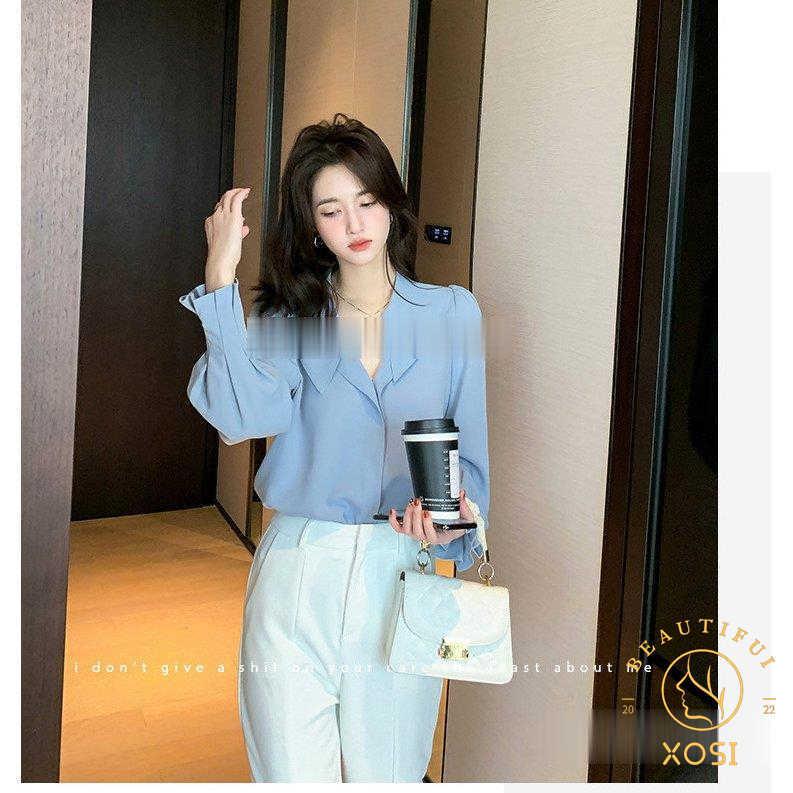 25 Off レディース セットアップ 40代 新作 着痩せ オフィス ビジネス 韓国風 オシャレセット 白vネック 長袖ブラウス タイトスカート セットアップ通勤 春夏 セットアップ カラー ブルーブラウスのみ Www Sustentec Com Br