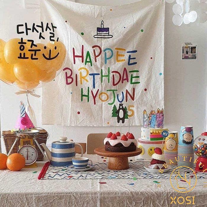 誕生日 タペストリー パーティー お洒落 シンプル おしゃれ インテリア 雑貨 場所を取らない 大判90 90cm 壁掛け 1枚 飾り付け 装飾 絵 布 大判 壁 飾り 0408xo07 Xosi 通販 Yahoo ショッピング
