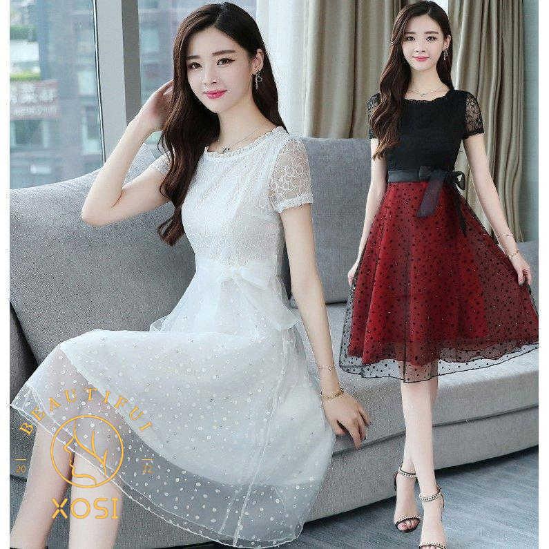 数々の賞を受賞 通勤 オシャレ 春夏秋 きれいめ 代30代40代 Aラインワンピ パーティードレス 膝丈ワンピース 上品 レースワンピースレディース 大人 旅行用 着痩せ Ol ワンピース サイズ L Www Fattoriabacio Com