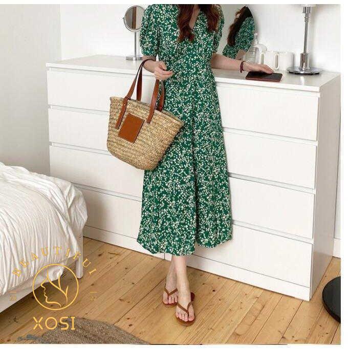 79 以上節約 ワンピース レディース 40代 30代 50代 マキシワンピース 春夏 半袖ワンピース 花柄 Aランスカート パフスリーブ Vネック オシャレ 韓国風 お出かけ 大人可愛い Whitesforracialequity Org