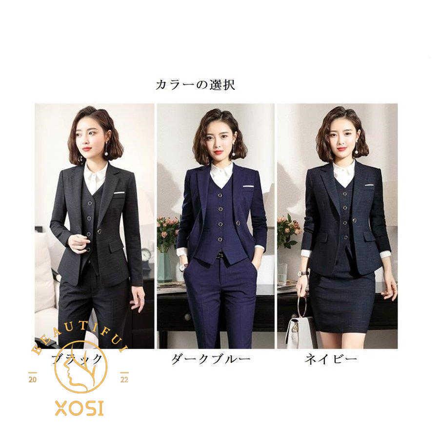 即納 最大半額 ビジネススーツ Ol 制服 細身シルエット フォーマル 事務服 代30代40代 チェック柄 パンツセット スーツセット レディース4点セット 入学式 通勤 卒業式 その他スーツ フォーマル サイズ 2xl Binghamtonhots Com