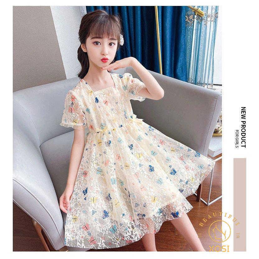 子供服 ワンピース 160 韓国子供服 キッズ 女の子 半袖 ワンピース 綿 春夏 子供ドレス 結婚式 誕生日 七五三 お姫様 ベビー服 おしゃれ 可愛い 新作|xosi|18