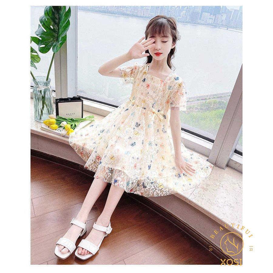 子供服 ワンピース 160 韓国子供服 キッズ 女の子 半袖 ワンピース 綿 春夏 子供ドレス 結婚式 誕生日 七五三 お姫様 ベビー服 おしゃれ 可愛い 新作|xosi|06