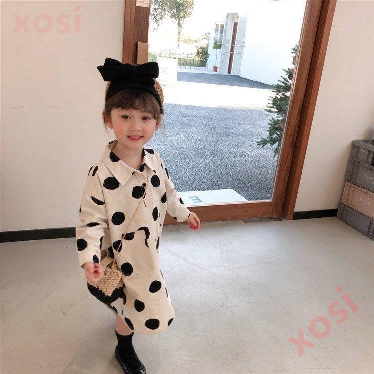 子供服 ワンピース キッズ 韓国子供服 女の子 冬服 長袖 シャツワンピース 子供ドレス Dress 子ども服 ベビー服 お姫様 おしゃれ 可愛い カジュアル 新品 90 100 1kdm192 Xosi 通販 Yahoo ショッピング