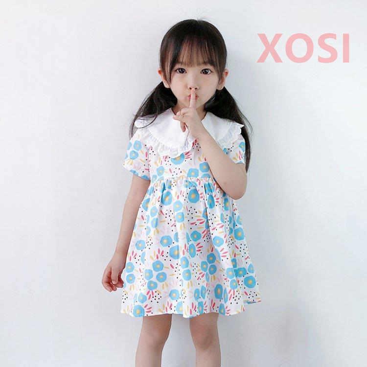キッズ ワンピース 女の子 夏 半袖 花柄ワンピース 子供服 膝丈ワンピース 可愛い 通学 学院 小学生 中学生 卒園式 卒業式 入学式 入園式 2色 Et1178 Xosi 通販 Yahoo ショッピング