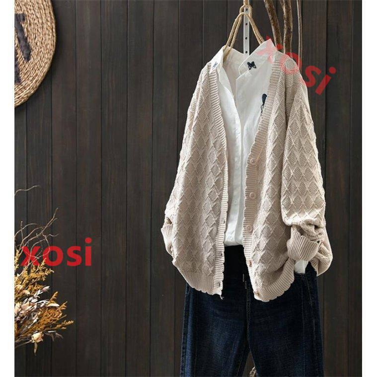 ニットカーディガン レディース 春 秋 カーディガン きれいめ ニットコーディガン 秋冬 羽織り Vネック セーターアウター 通勤 シンプル 5色 新作 Kk869 Xosi 通販 Yahoo ショッピング