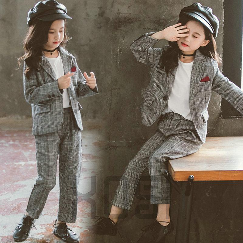 子供スーツ フォーマル 卒業式 パンツスーツ 女の子 小学校 卒業服 子供服 セットアップ キッズ 2点セット チェック柄 入学式 可愛い 通学着 結婚式 発表会 Nfdaaeq 009 Xosi 通販 Yahoo ショッピング
