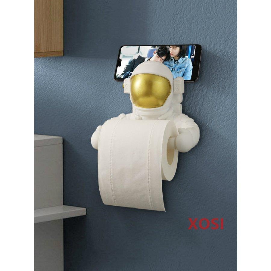 日用品雑貨 トイレ用品 トイレットペーパーホルダー タオルかけ ユニーク スマホ置き場 スマホホルダー 宇宙飛行士 ダイバー Aga18 Ry1845 Xosi 通販 Yahoo ショッピング