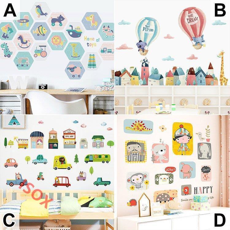 メーカー包装済 ルームデコ ウォールステッカー 雑貨 インテリア 壁紙デコ ブルー 子ども部屋 キッズ カラフル のりもの アニマル 壁紙シール その他テーブル カラー J Www Fattoriabacio Com