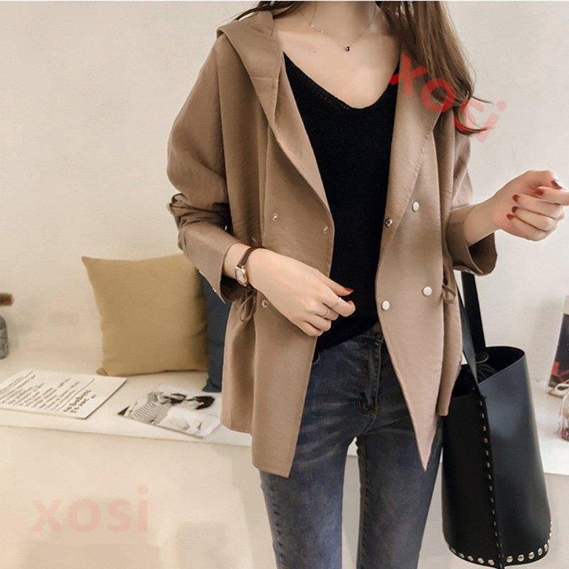 モッズコート レディース ショート丈 シンプル カジュアル ライトアウター 羽織 パーカー 秋冬 Sk154 Xosi 通販 Yahoo ショッピング