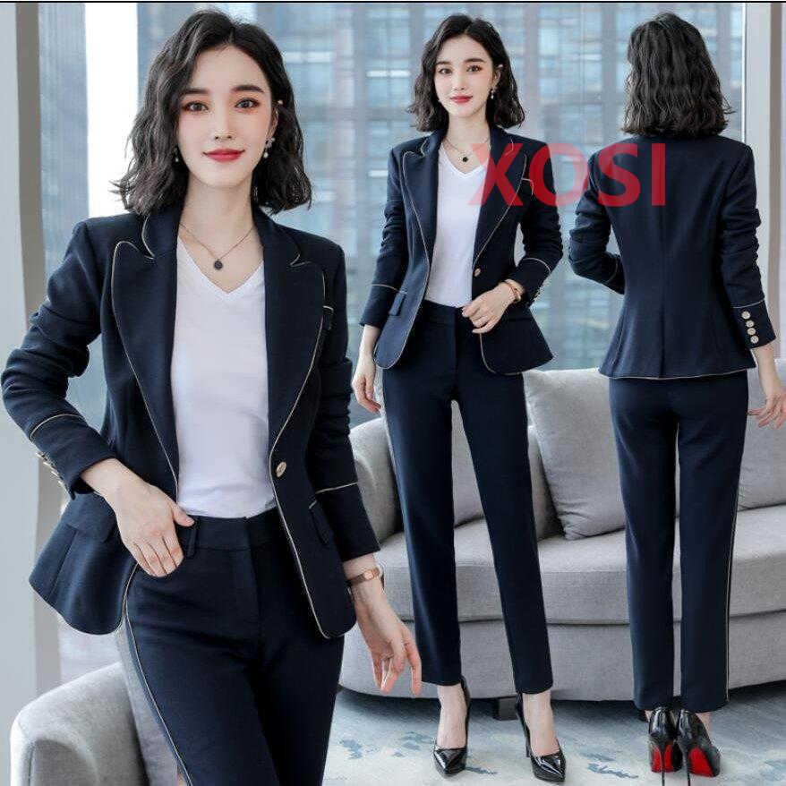 ダブルボタンスーツ レディース2点セット セットアップスーツ 入園式 春秋冬 卒園式 卒業式 就職活動 ビジネススーツ セレモニースーツ Ol オフィス 通勤 Sz198 Xosi 通販 Yahoo ショッピング