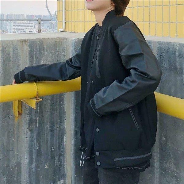 店長おすすめ スタジャン スタジアムジャケット メンズ ラシャ ジャケット 袖革 最高級pu ブルゾン Pu レザー 厚手 フライトジャケット コート 父の日ギフト Wt1 39 Xosi 通販 Yahoo ショッピング