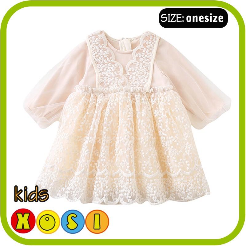 ワンピース 姫風ワンピース 綺麗 高級感 キッズ服 子供服 韓国子供服 フォーマル服 フレア 紗 姫風 無地 女の子 長袖 ベビー服 赤ちゃん服 ベビー服 春秋 Fideicomisoderechoupr Org
