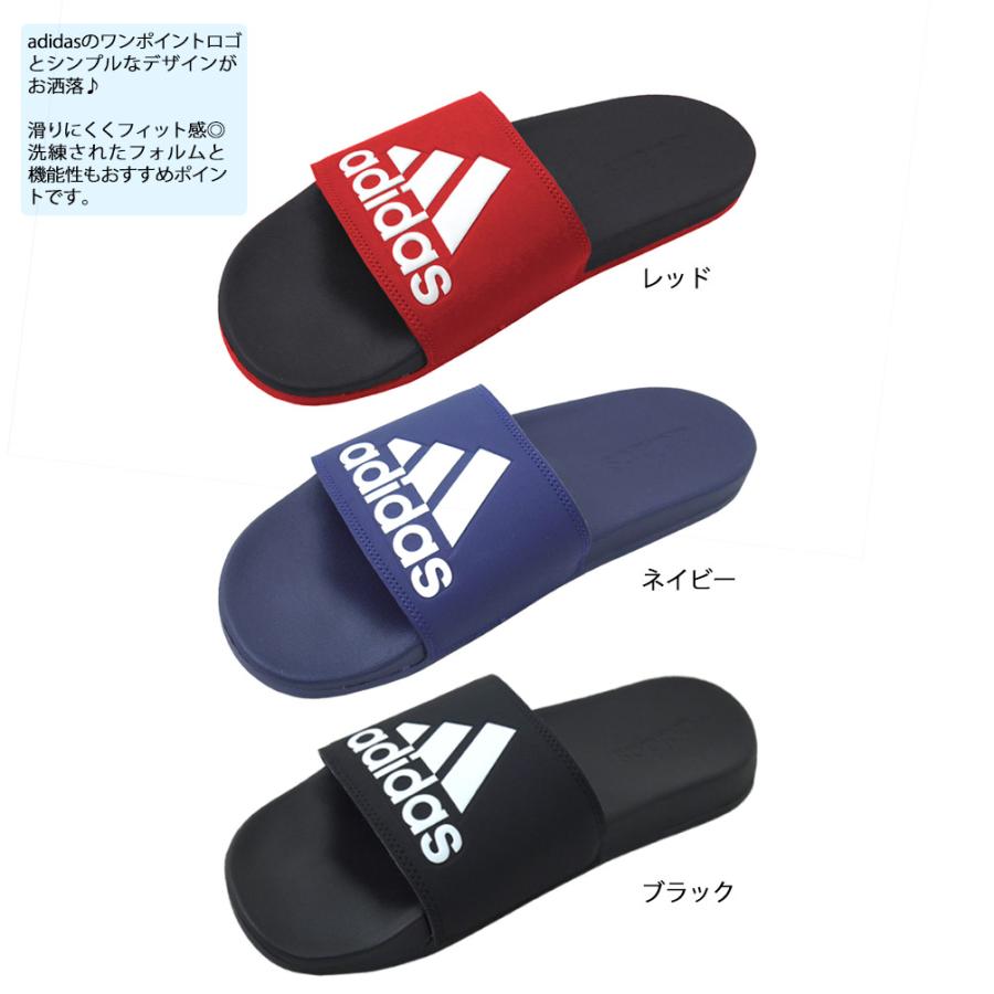 アディダス Adidas サンダル メンズ ビーチサンダル スリッパ おしゃれ スポーツサンダル シャワーサンダル ブランド ロゴ 赤 黒 紺 青 痛くない ボーダー Adisand Logo マジック アワー 通販 Yahoo ショッピング