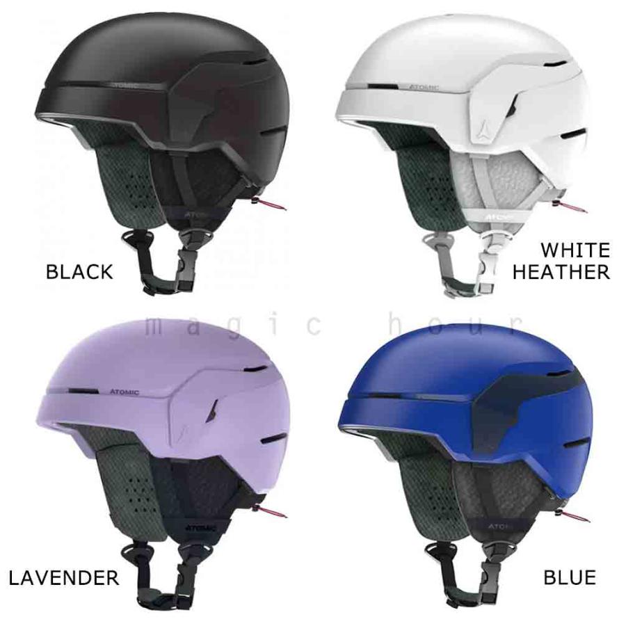 ヘルメット 子供 スキー スノーボード ダイアル式 キッズ ジュニア お洒落 子ども用 メット スポーツ 自転車 サイズ調節 スノーヘルメット 黒 白 青 ピンク | ATOMIC | 05