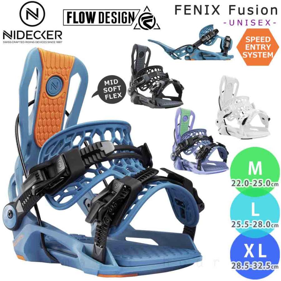 FLOW FENIX ビンディング　バインディング NIDECKER（ナイデッカー） スノーボード ビンディング スノボー
