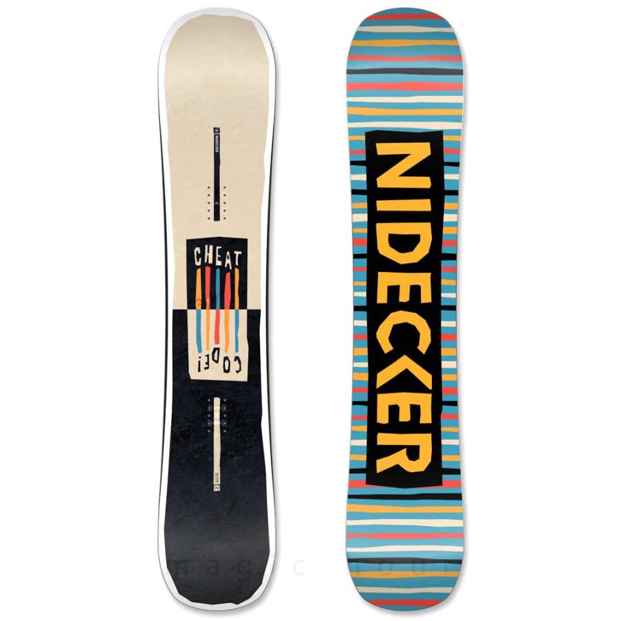 NIDECKER（ナイデッカー） スノーボード 板 メンズ 単品 CHEAT CODE