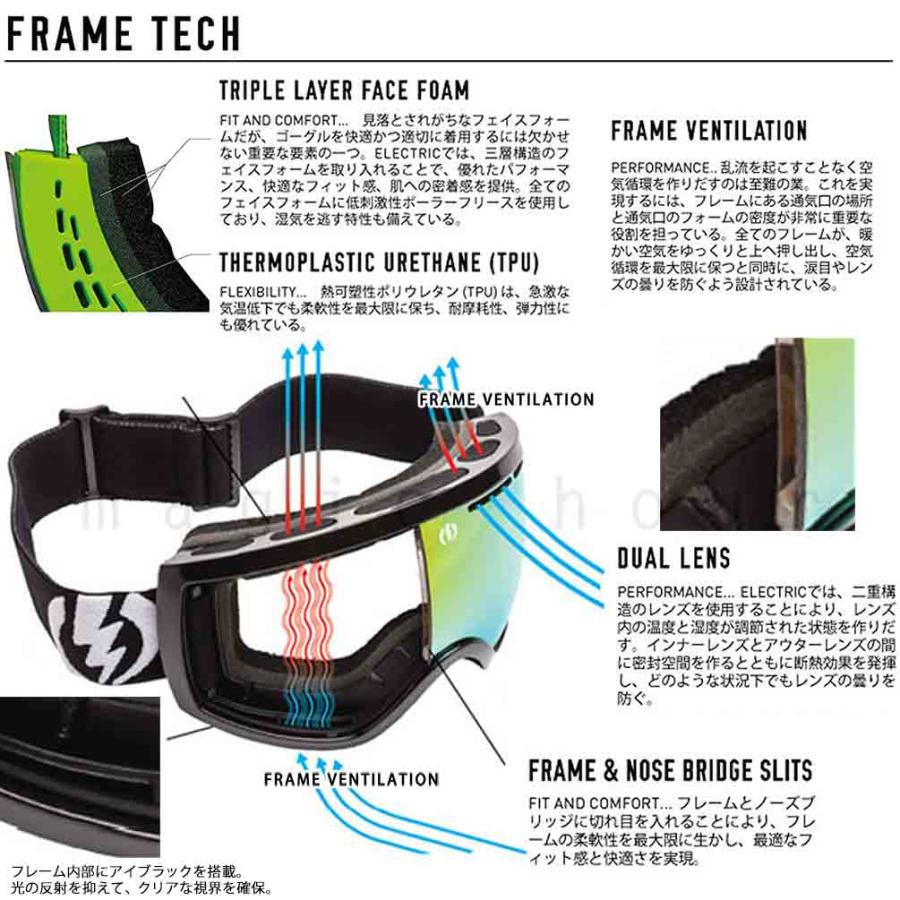 スノーボード スノボー ブランド ゴーグル エレクトリック ELECTRIC KLEVELAND メンズ レディース スキー スノーゴーグル ミラー くもり止め 眼鏡対応 Marble｜xover-int｜06