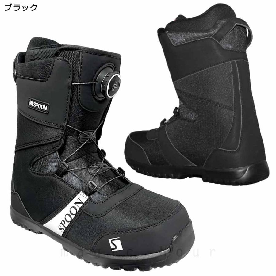 美品】SPOON スノーボードブーツスプーン23.5〜24.0 キッズ子供