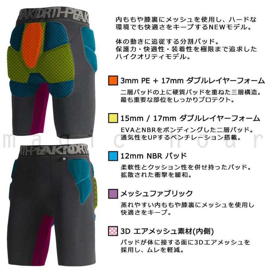 スノーボード プロテクター ヒップ ショート メンズ レディース