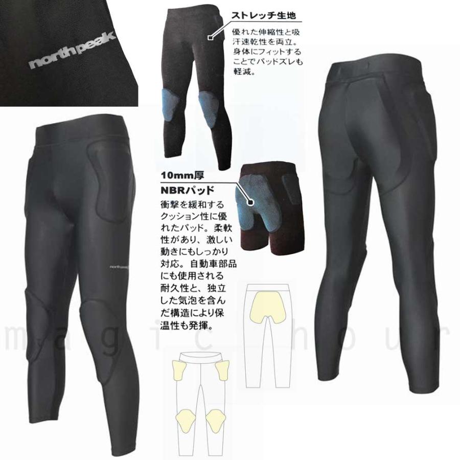 north peak（ノースピーク） スノーボード プロテクター ヒップ パッド