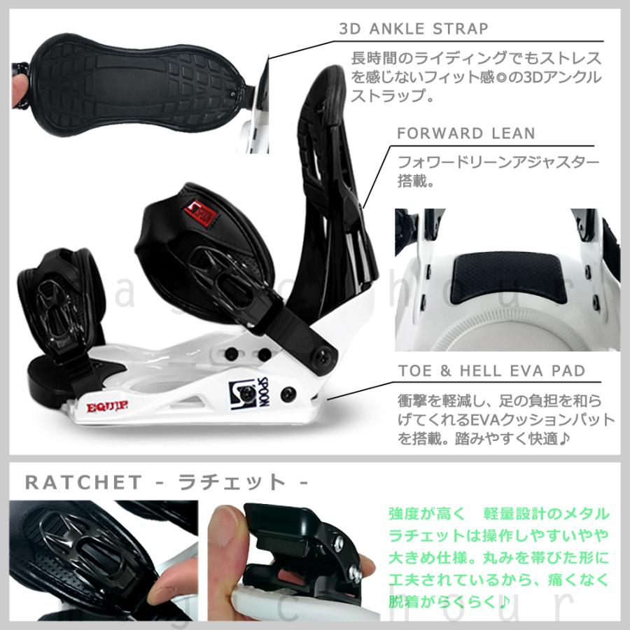 SPOON（スノーボード） スノーボード ビンディング スノボー