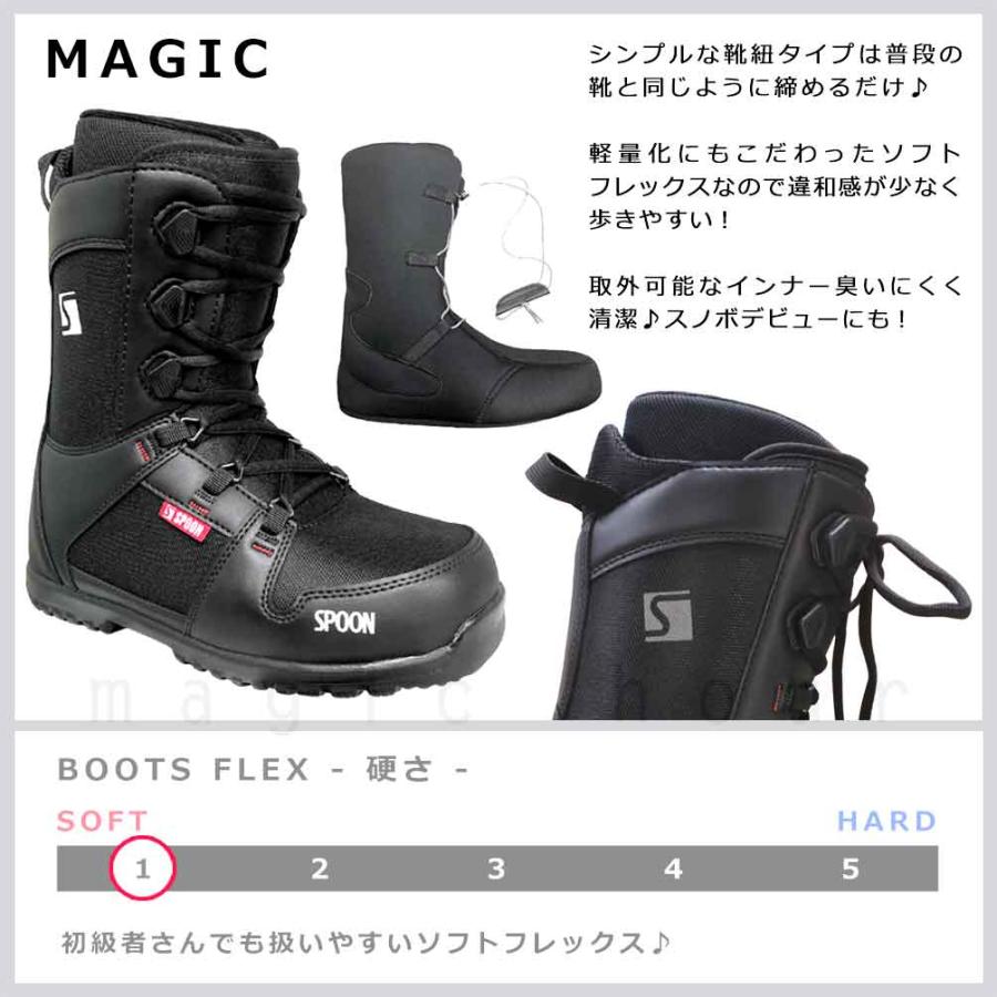 SPOON（スプーン） スノーボード 板 メンズ レディース 3点 セット