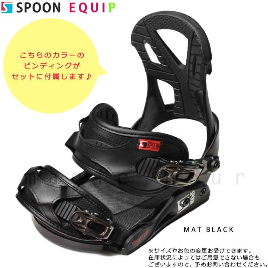 スノーボード 板 メンズ レディース 2点 セット SPOON スプーン HAPPY 22-23 スノボー 初心者 キャンバー ボード お洒落 軽量 柔らかい 可愛い ホワイト 白｜xover-int｜03