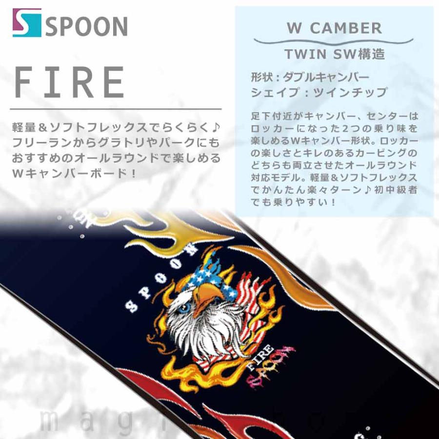 SPOON（スプーン） スノーボード 板 メンズ 3点 セット グラトリ