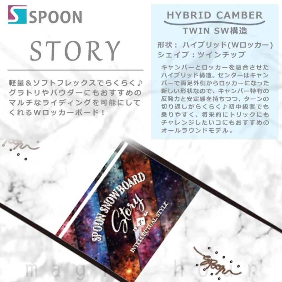 SPOON（スプーン） スノーボード 板 レディース 2点 セット グラトリ