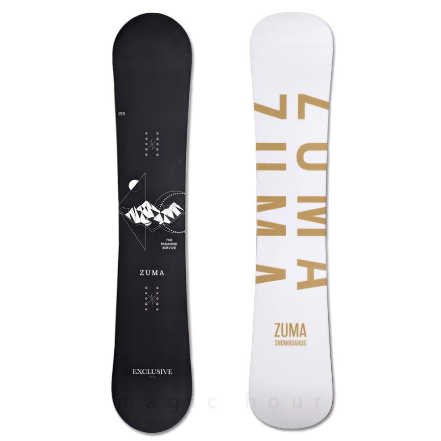 スノーボード 板 セット メンズ 2点 ZUMA ツマ EXCLUSIVE
