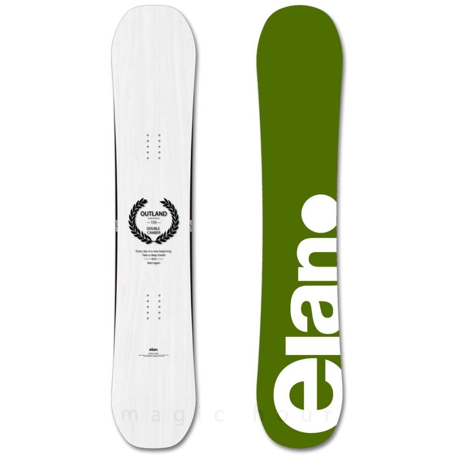 ELAN スノーボード 白 エラン elan スノーボード バインディング