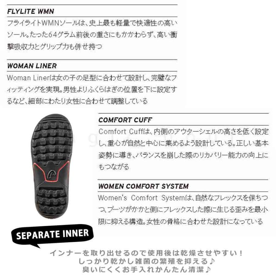 HEAD（ヘッド） スノーボード ブーツ BOA レディース GALORE LYT BOA