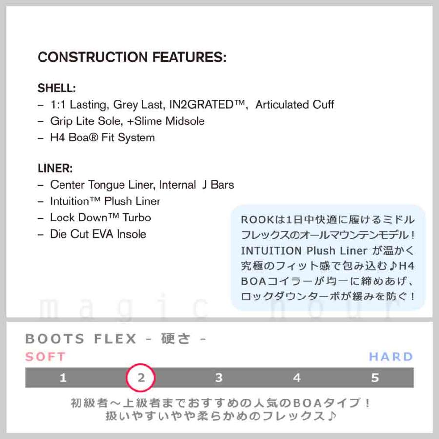 ride rook スノボブーツ　ボア　25センチ RIDE(ライド) スノーボード ブーツ BOA メンズ RIDE ライド ROOK