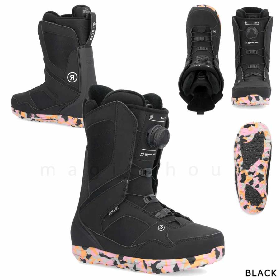 RIDE SAGE スノーボードブーツ US5 RIDE SNOWBOARD 2024-2025