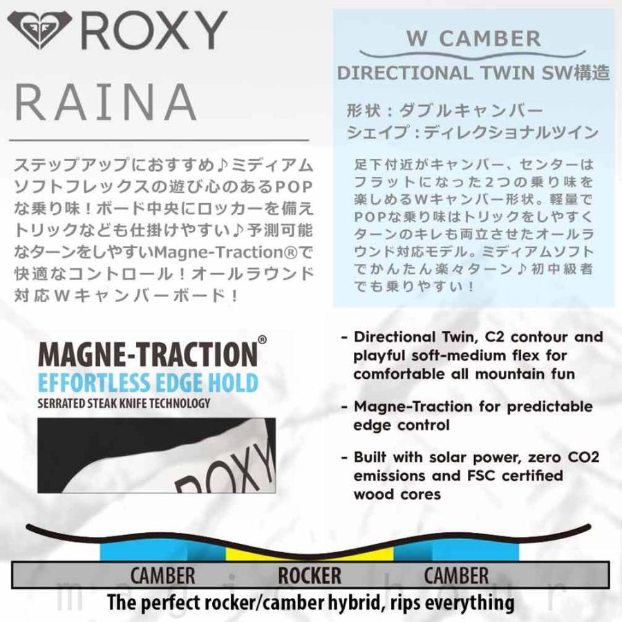 スノーボード 板 レディース 単品 ROXY ロキシー RAINA 2022モデル