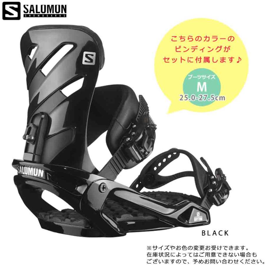 スノーボード 板 メンズ 2点 セット スノボ ビンディング 2022 SALOMON 