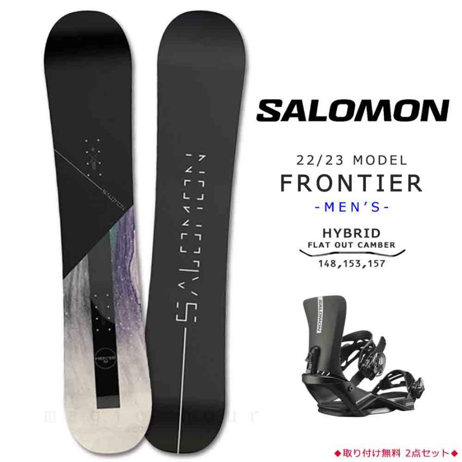 SALOMON（サロモン） スノーボード 板 メンズ 2点 セット スノボ