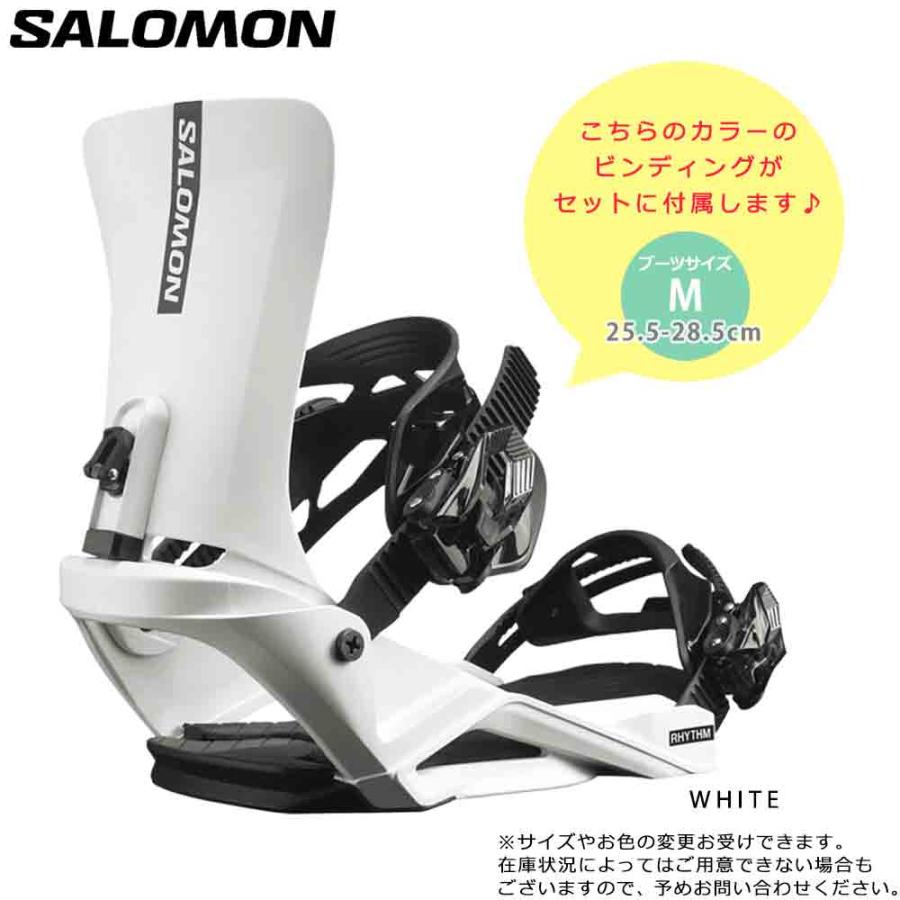 SALOMON スノーボード 板 メンズ 2点 セット スノボー ビンディング 