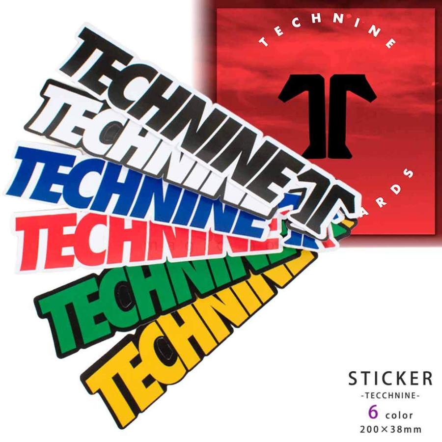 印象のデザイン 送料無料 TECHNINE テックナイン ステッカー ブランドおしゃれ かっこいい ロゴ T9-STICKER-TECHNINE  logical-co.com