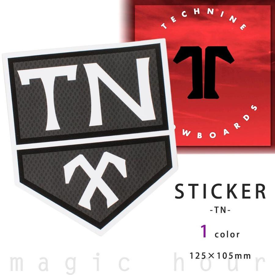 送料無料 TECHNINE テックナイン ステッカー ブランドおしゃれ かっこいい TNロゴ T9-STICKER-TN｜xover-int