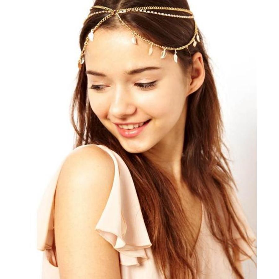チェーン ティアラ ボディチェーン シャイニング ヘア ジュエリー ヘア