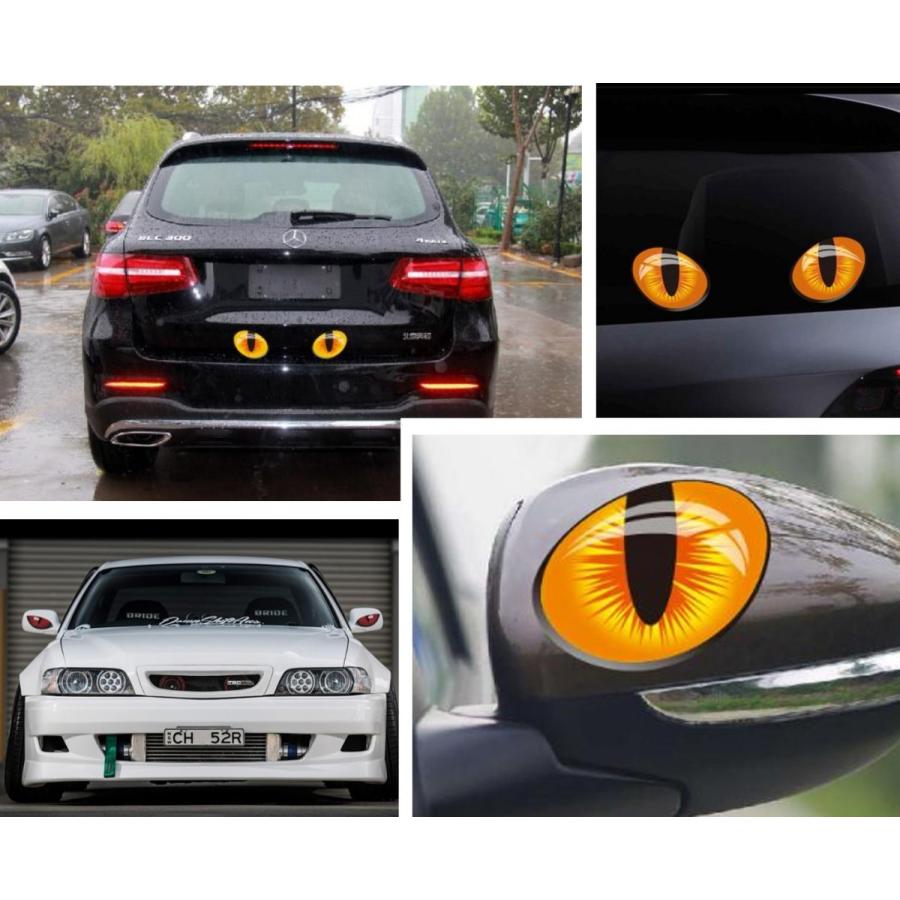 猫目 ステッカー デカール バイク 猫ステッカー 猫シール カーステッカー 猫 ステッカーセット シール B07fltfrxg エクスペリエンスデザイン 通販 Yahoo ショッピング